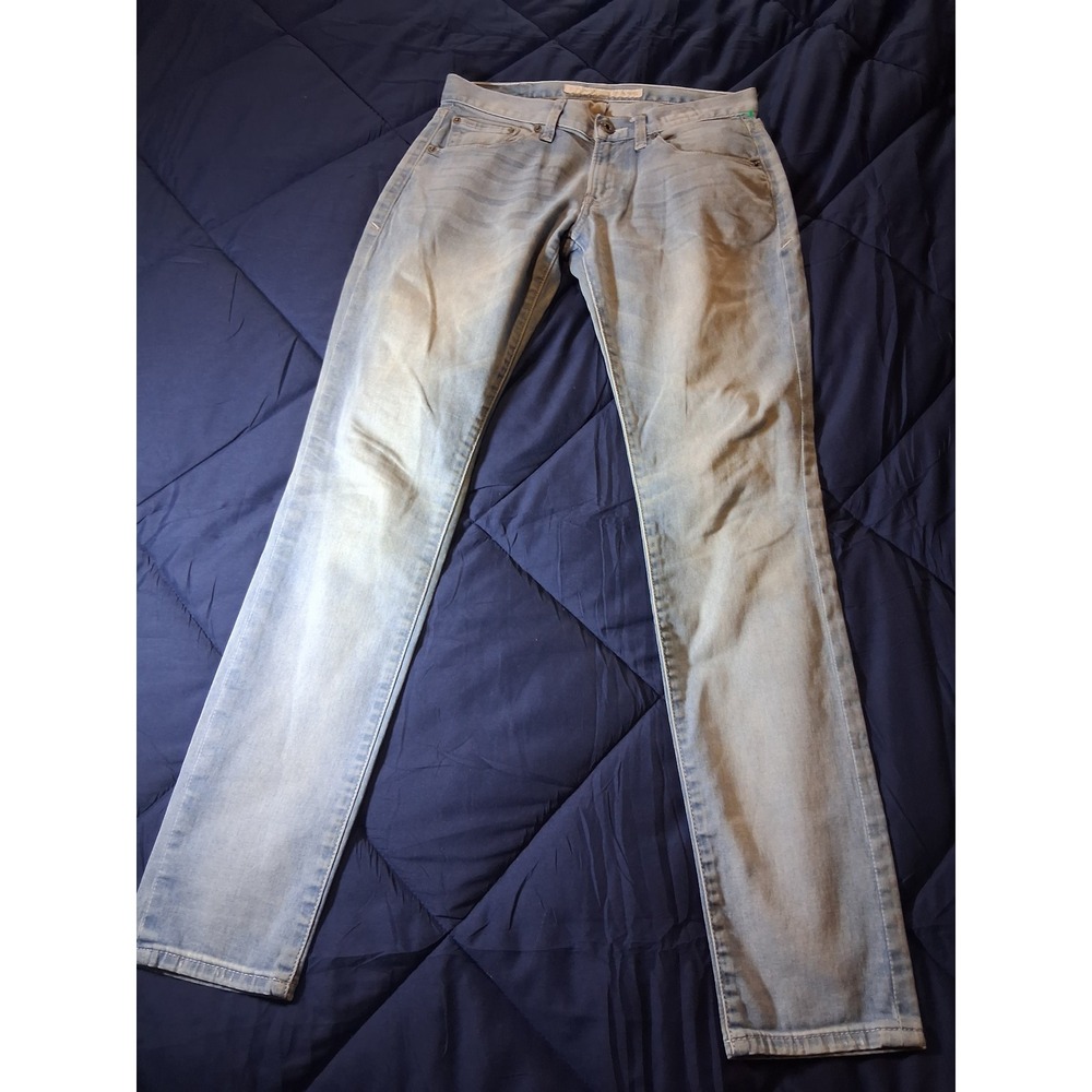 Express Alec Super Skinny Fit Mens Light Wash Denim Jeans 28x32 Stretch 4960